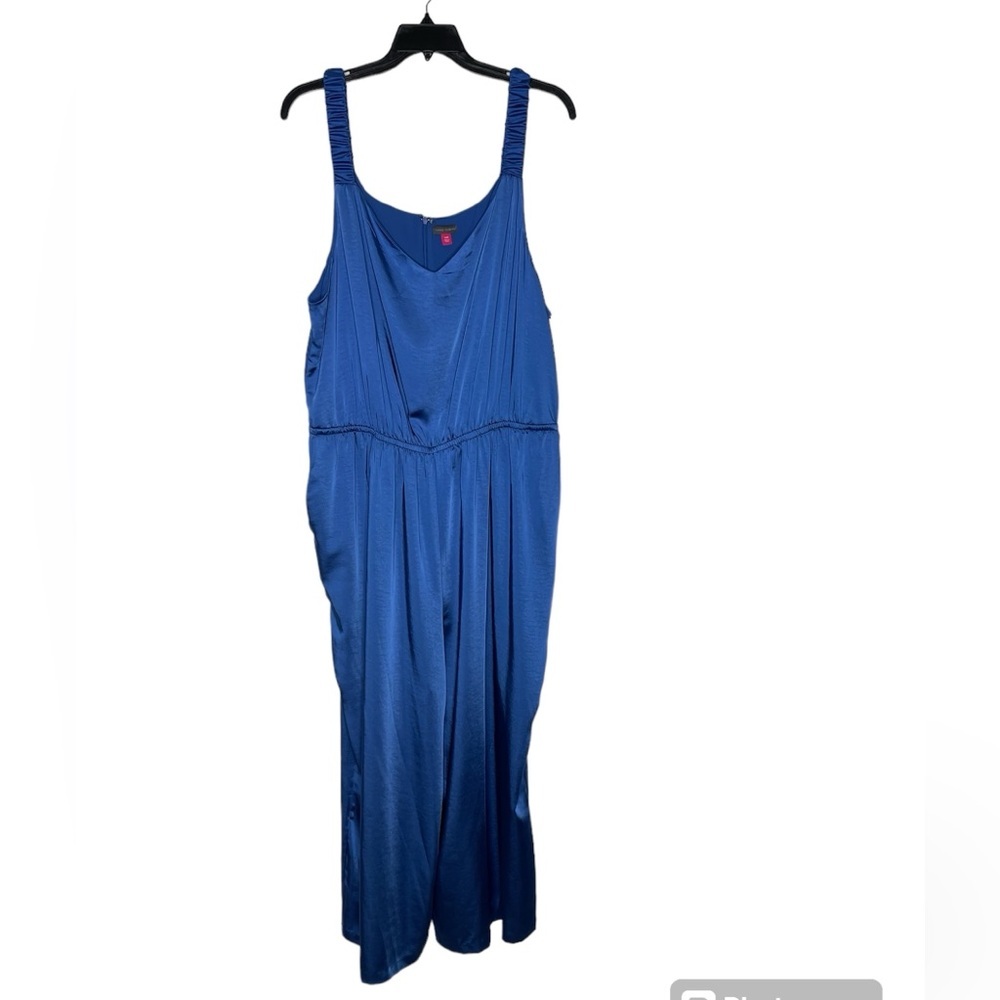 Vince Camuto Sleeveless V-Neck Straight Leg Jumpsuit - Picture 3 of 6